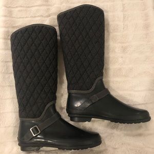 Sperry Knee-High Boots • Quilted Grey